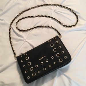 Authentic Bebe Leather Crossbody Bag